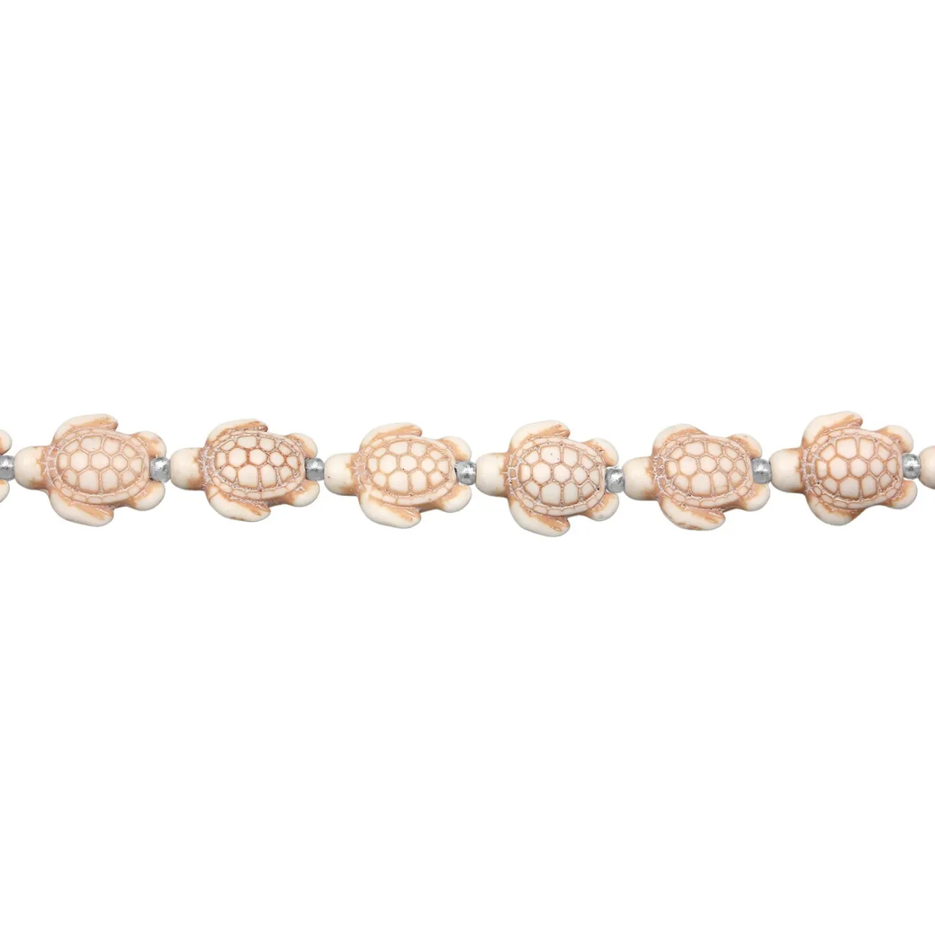 Elli "Choker Schildkröte | Howlith< Halsketten|Silber