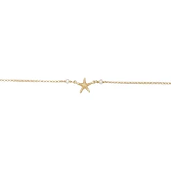 Elli "Choker Seestern | Süßwasserzuchtperle< Vergoldet|Symbol-schmuck