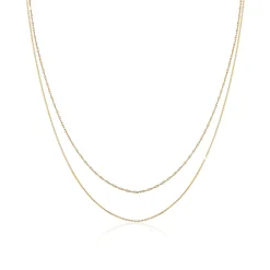 Elli "Choker Set Glieder- & Venezianerkette< Silber|Halsketten