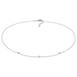 Elli "Choker Silberkugeln< Halsketten|Vergoldet