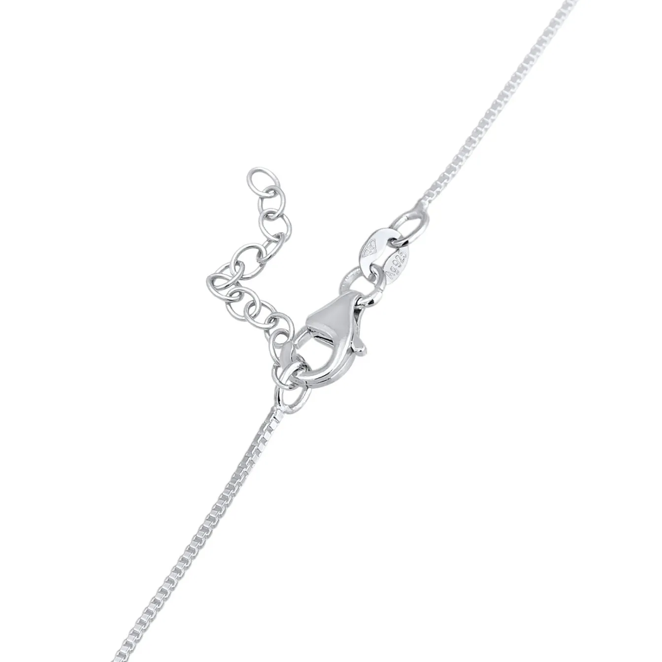 Elli "Choker Solitär | Kristall (Weiß)< Silber|Halsketten