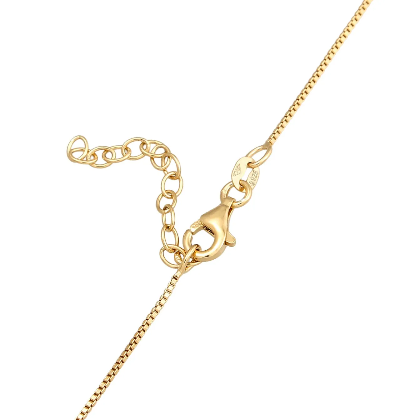 Elli "Choker Solitär | Kristall (Weiß)< Silber|Halsketten