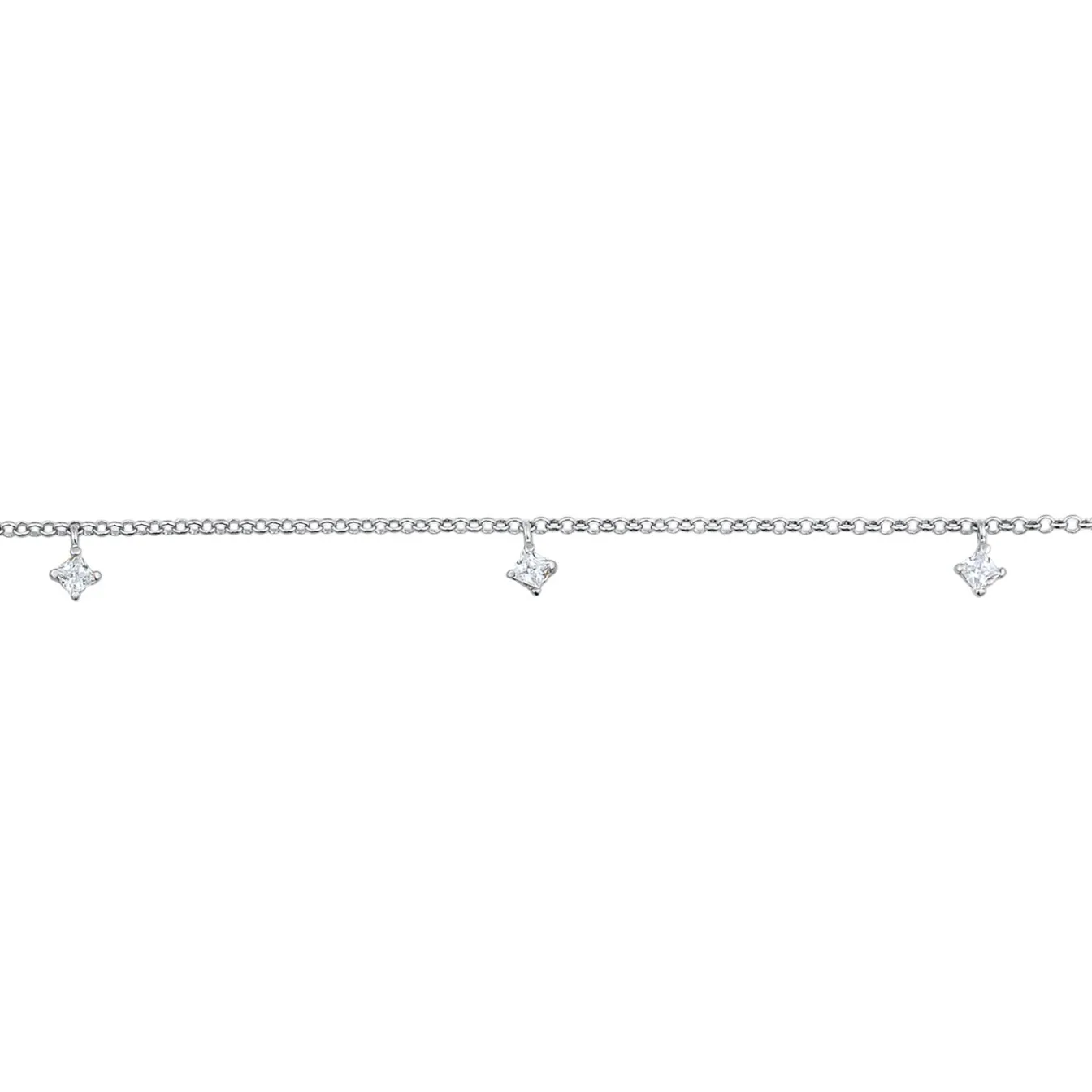 Elli "Choker Solitär | Zirkonia (Weiß)< Halsketten|Vergoldet