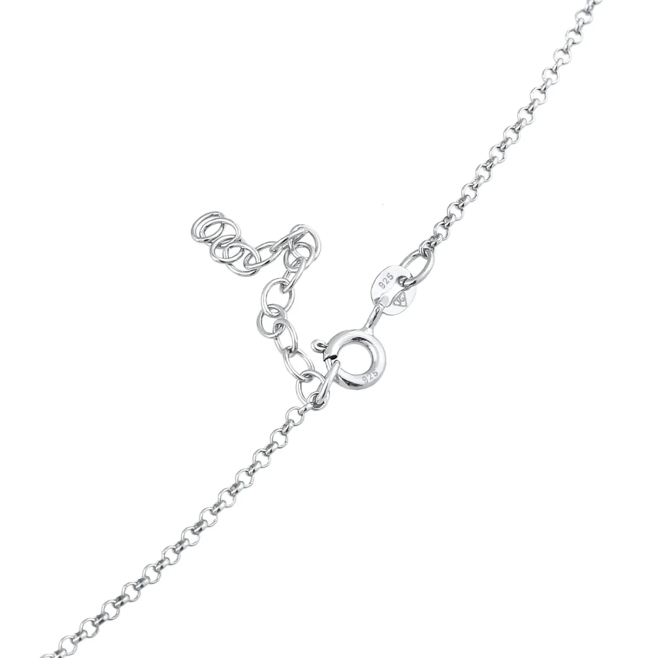 Elli "Choker Solitär | Zirkonia (Weiß)< Halsketten|Vergoldet