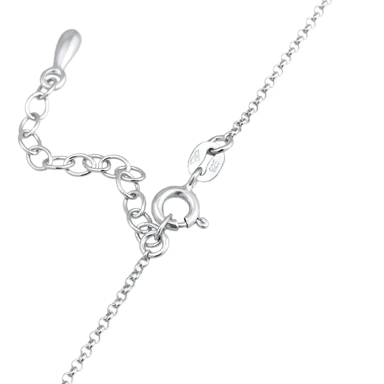 Elli "Choker Solitär | Zirkonia (Weiß)< Roségold|Halsketten