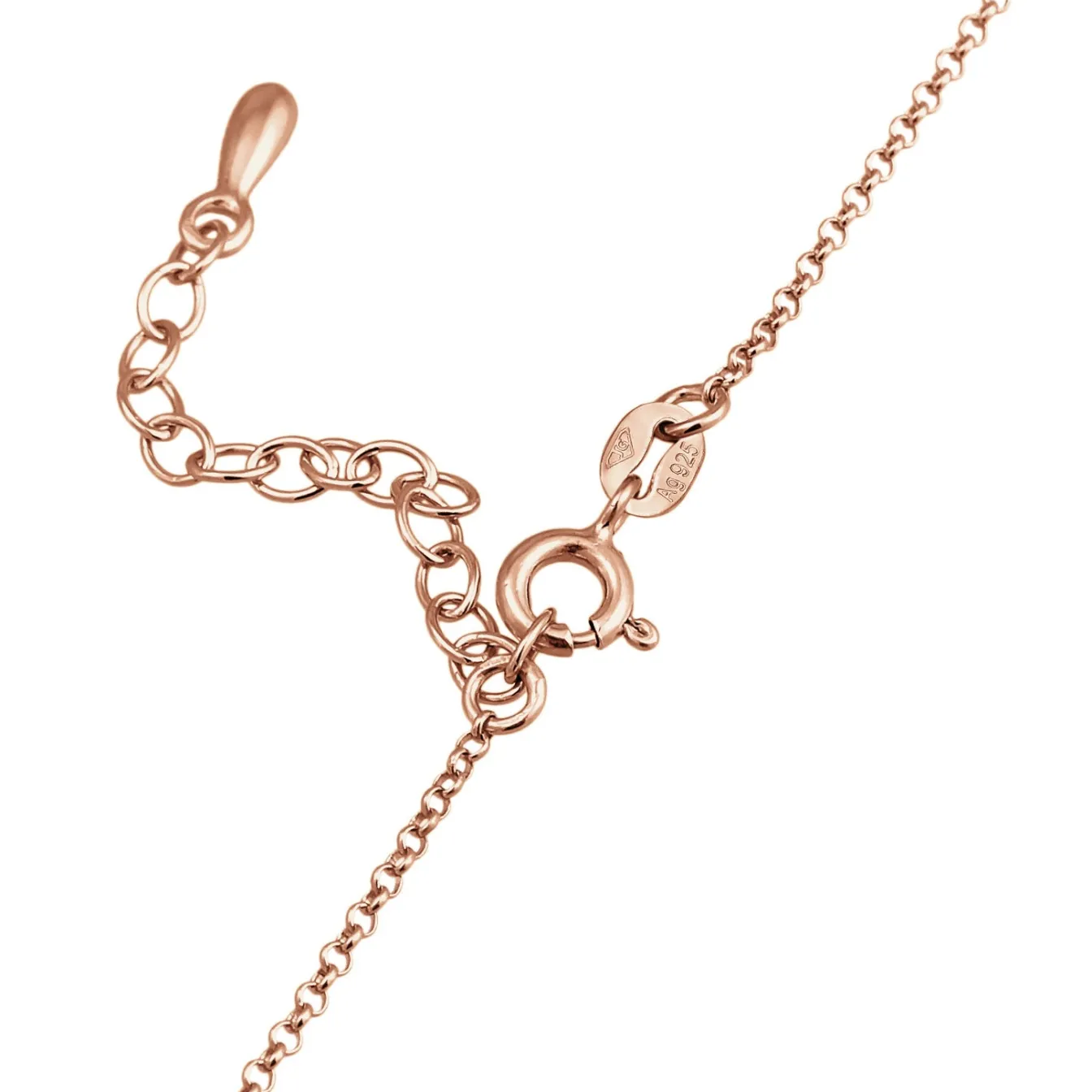 Elli "Choker Solitär | Zirkonia (Weiß)< Roségold|Halsketten
