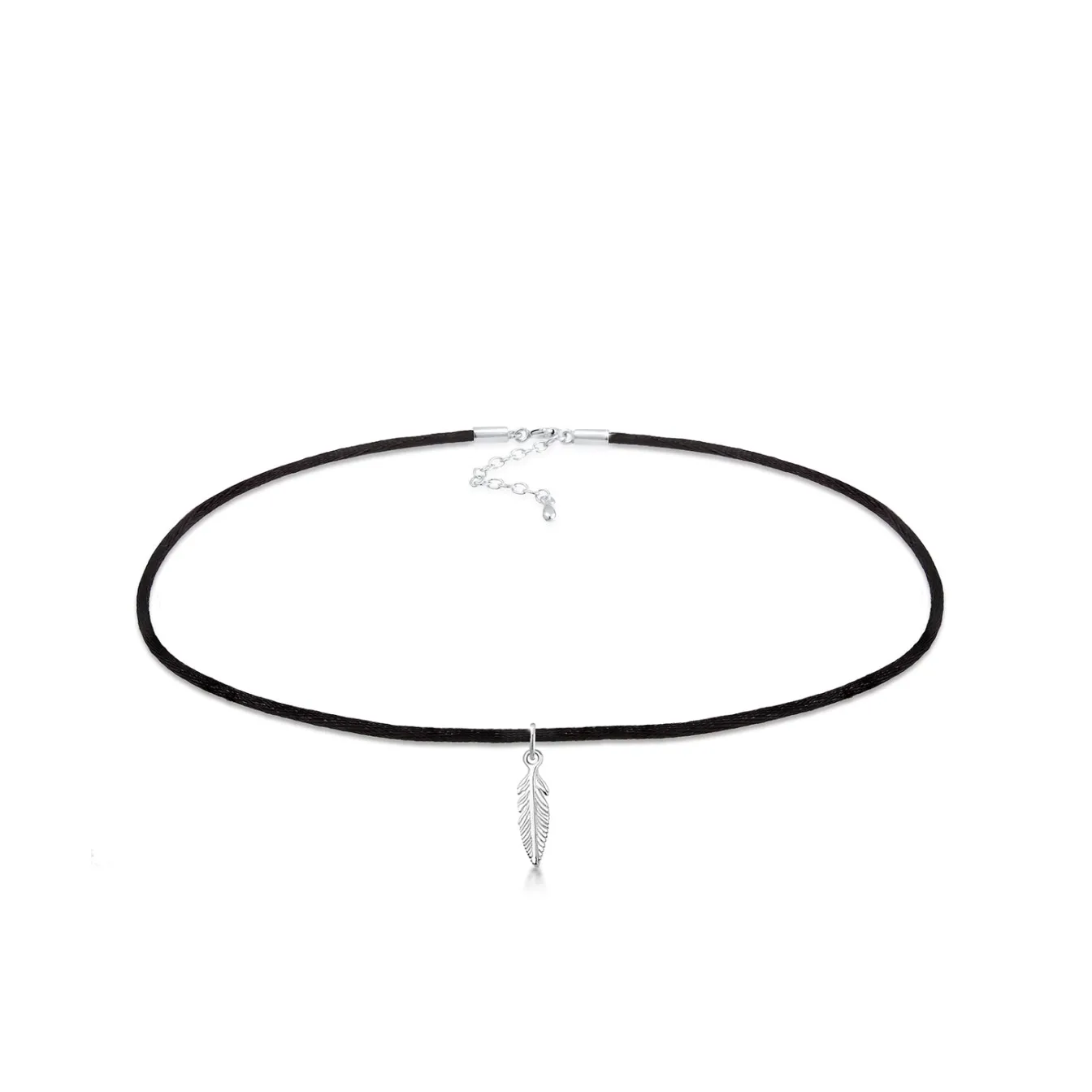 Elli "Choker Stab | Satin< Halsketten|Silber