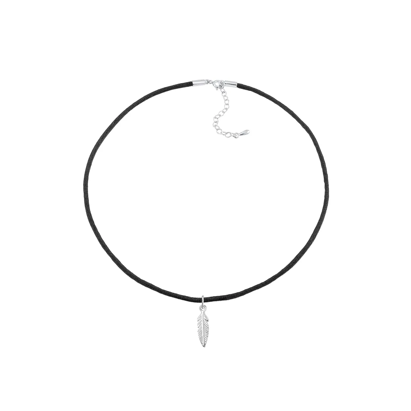 Elli "Choker Stab | Satin< Halsketten|Silber