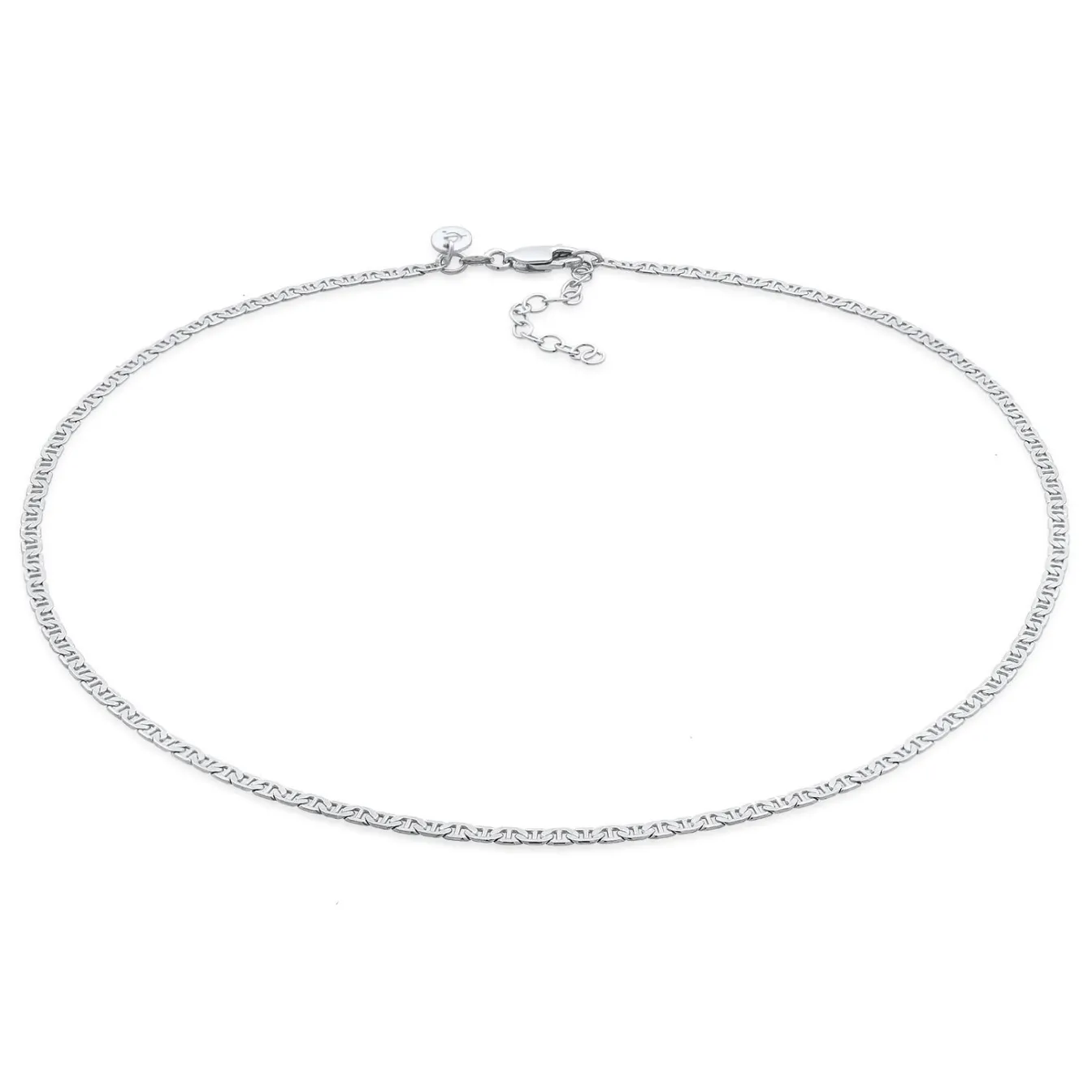 Elli "Choker Stäbchen-Panzerkette< Halsketten|Vergoldet