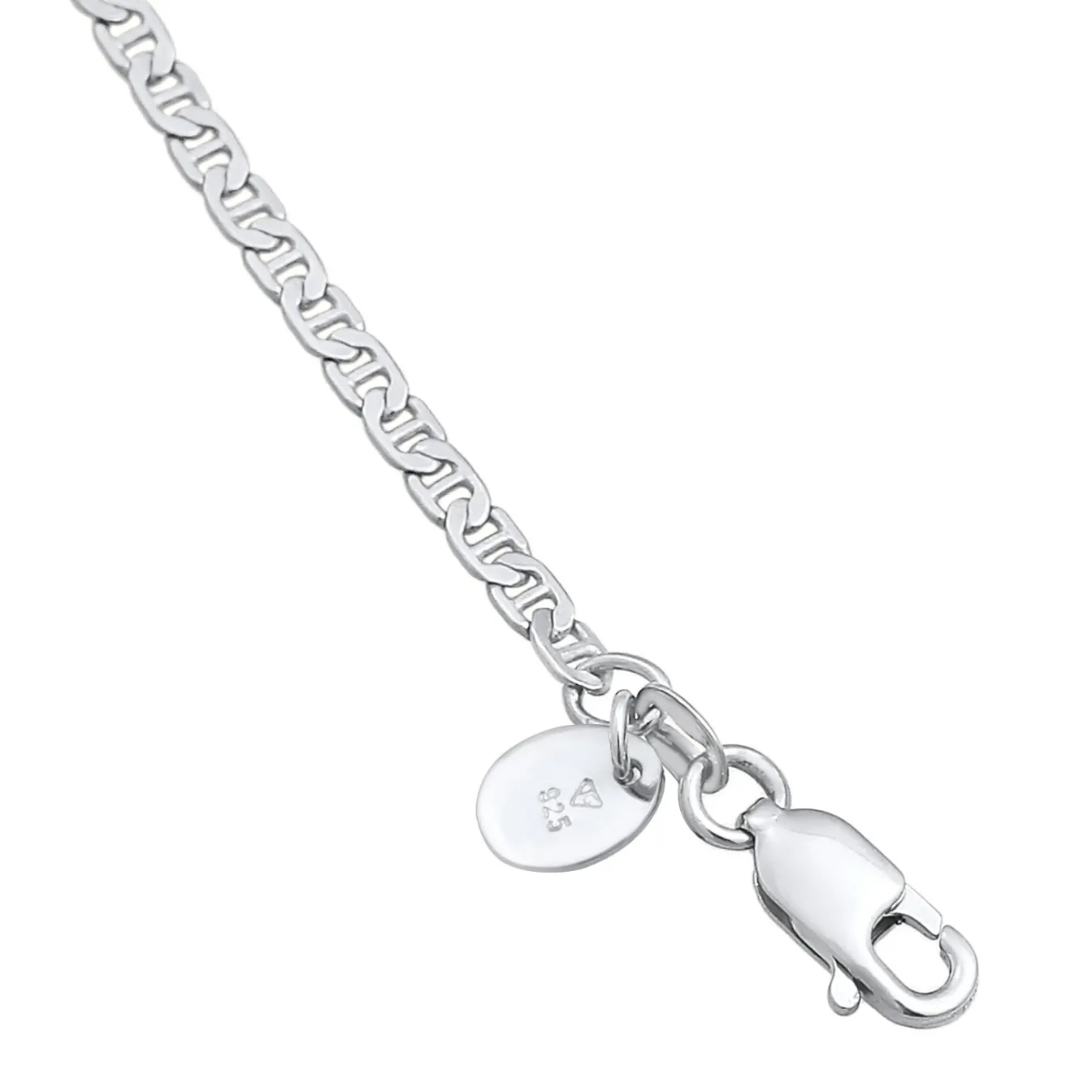 Elli "Choker Stäbchen-Panzerkette< Halsketten|Vergoldet
