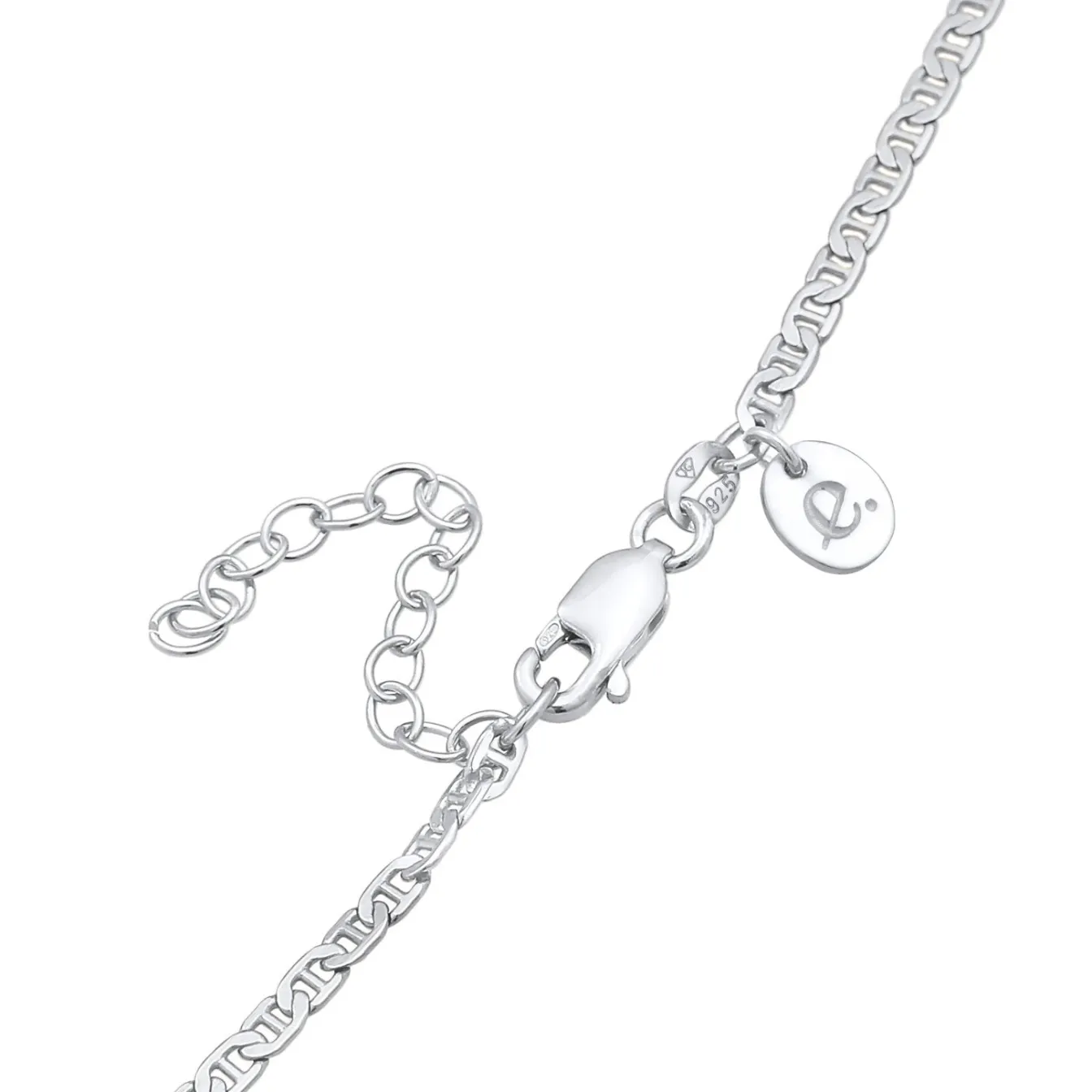 Elli "Choker Stäbchen-Panzerkette< Halsketten|Vergoldet