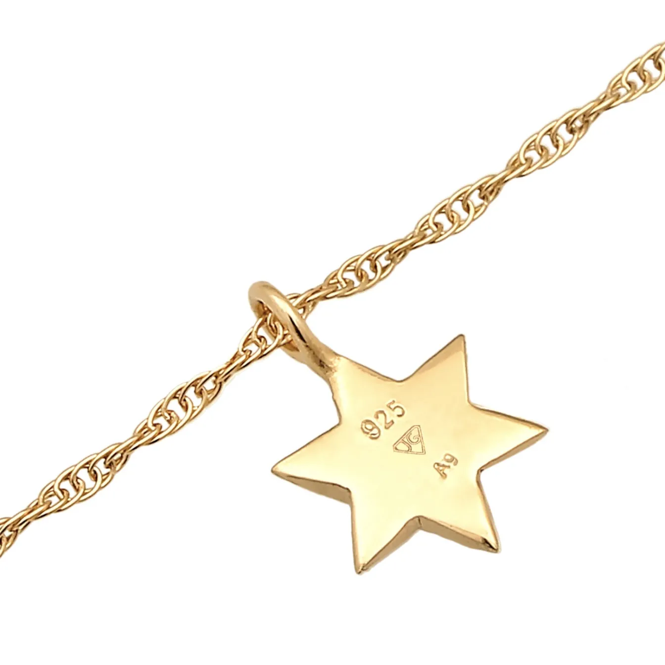 Elli "Choker Stern | Opal (Weiß)< Halsketten|Silber