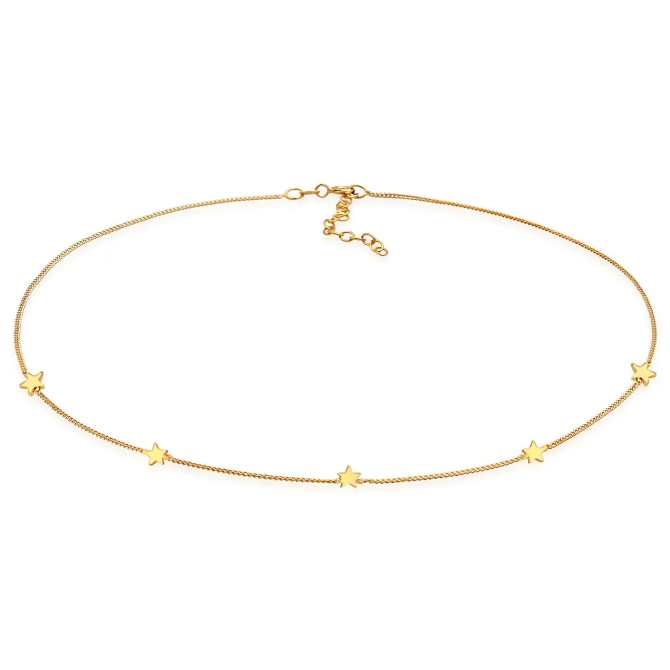 Elli "Choker Stern Astro< Halsketten|Silber