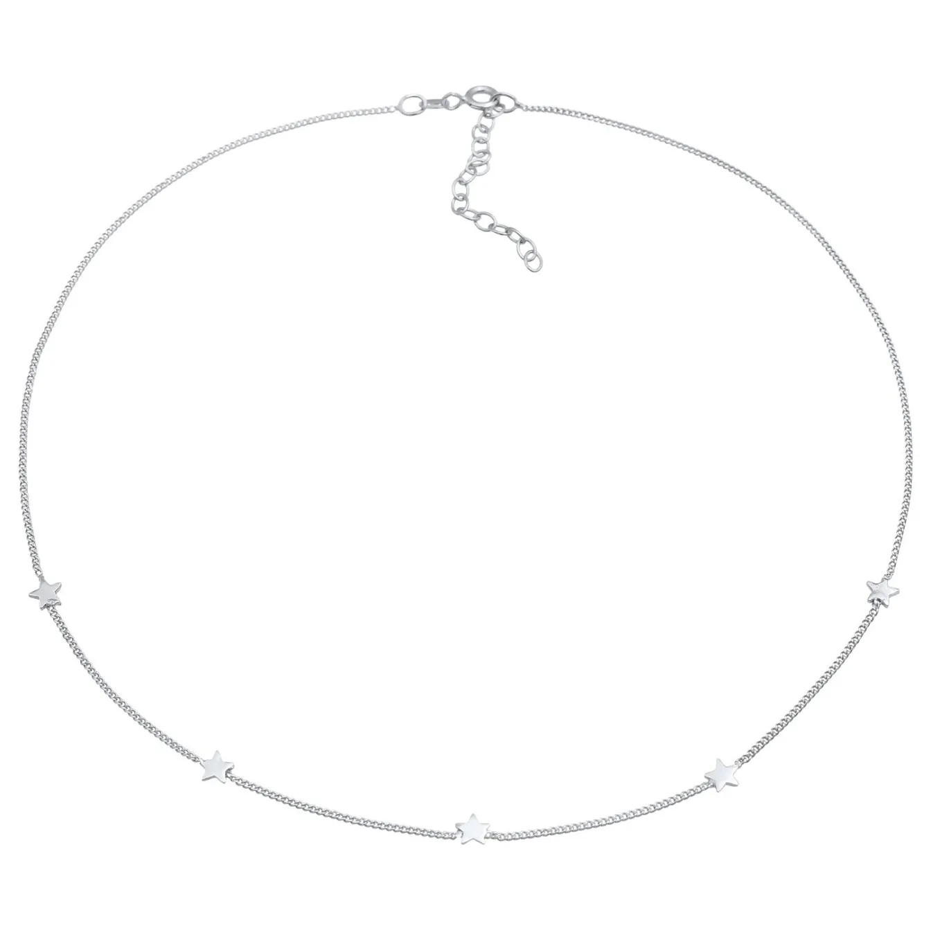 Elli "Choker Stern Astro< Halsketten|Silber
