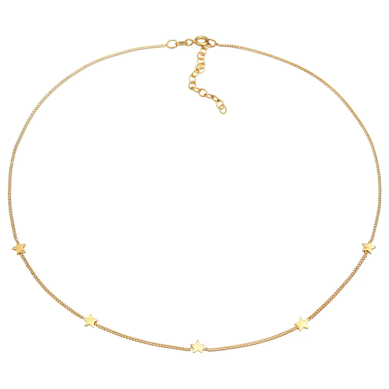 Elli "Choker Stern Astro< Halsketten|Silber