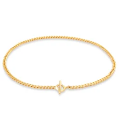 Elli "Choker T-Bar< Halsketten|Silber