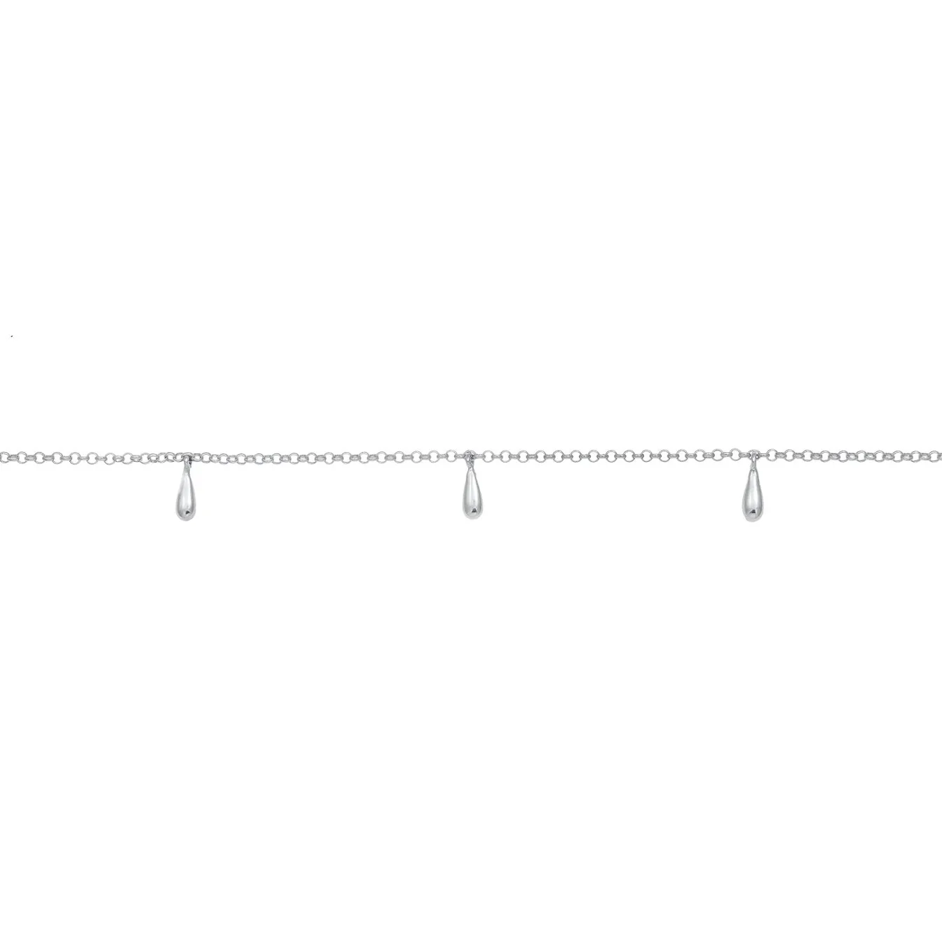 Elli "Choker Tropfen< Halsketten|Silber