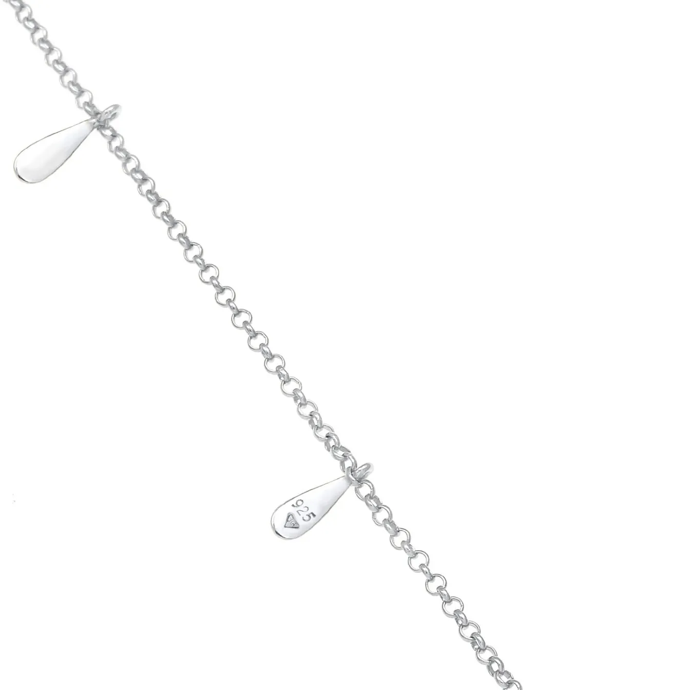 Elli "Choker Tropfen< Halsketten|Silber
