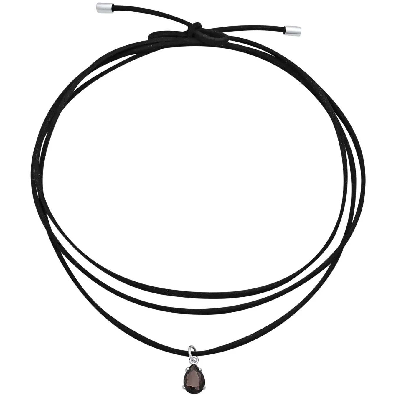 Elli "Choker Tropfen Anhänger | Zirkonia< Halsketten