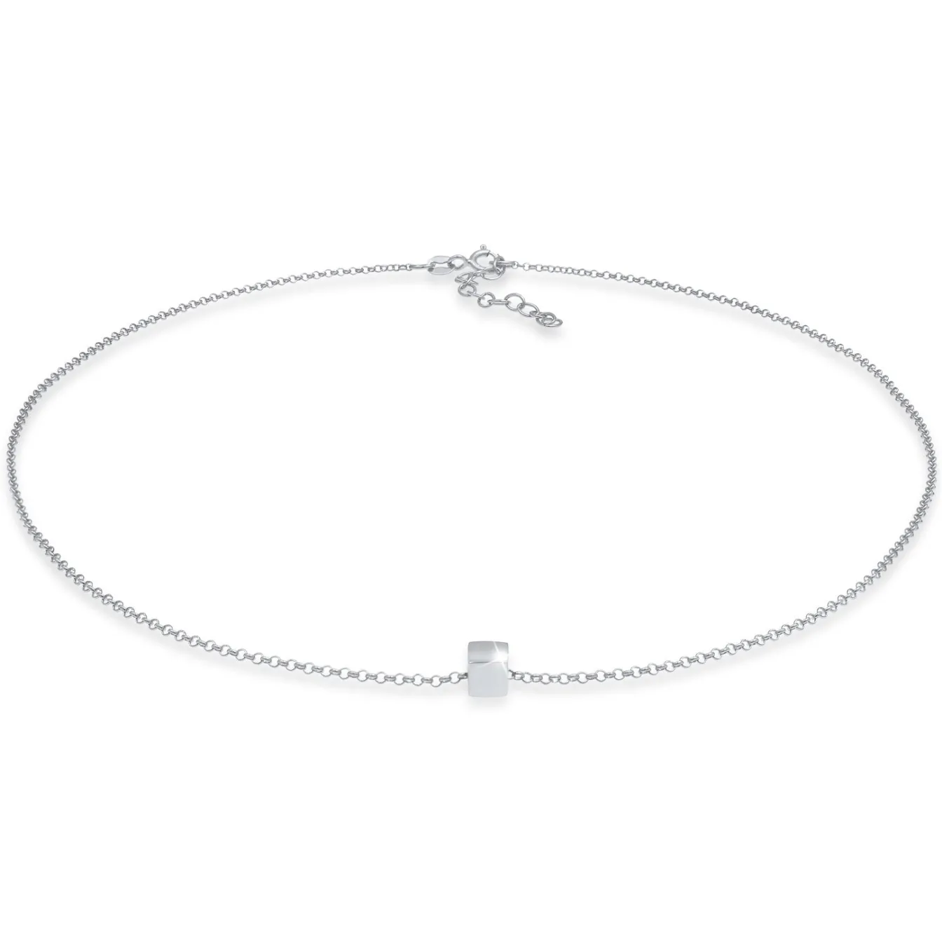Elli "Choker Würfel< Halsketten|Vergoldet