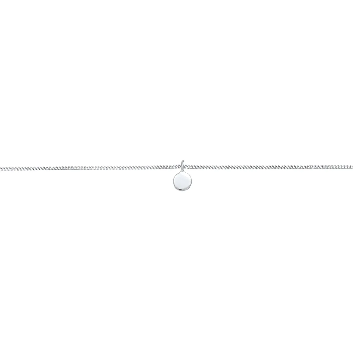 Elli "Choker-Halskette Plättchen< Halsketten|Silber