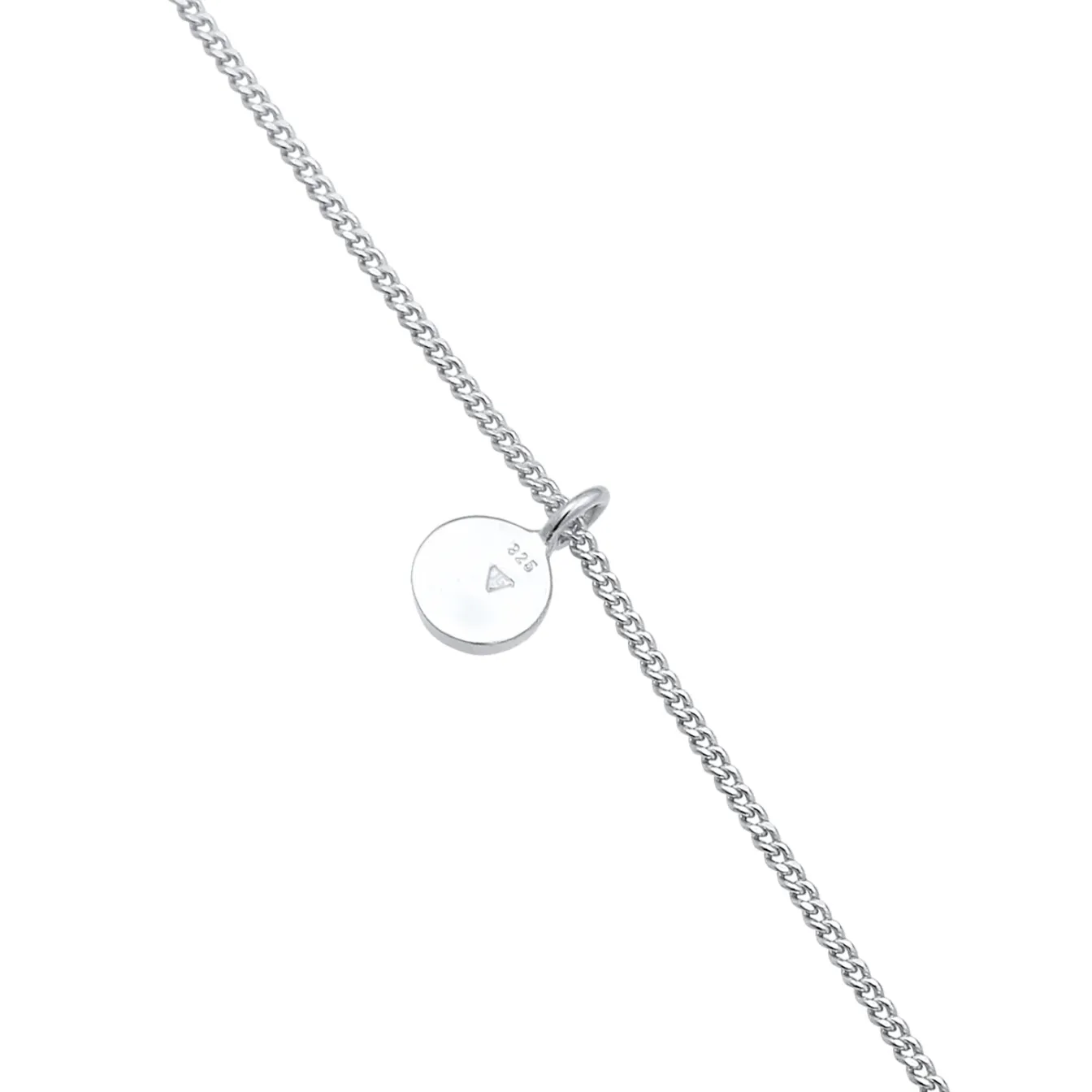 Elli "Choker-Halskette Plättchen< Halsketten|Silber