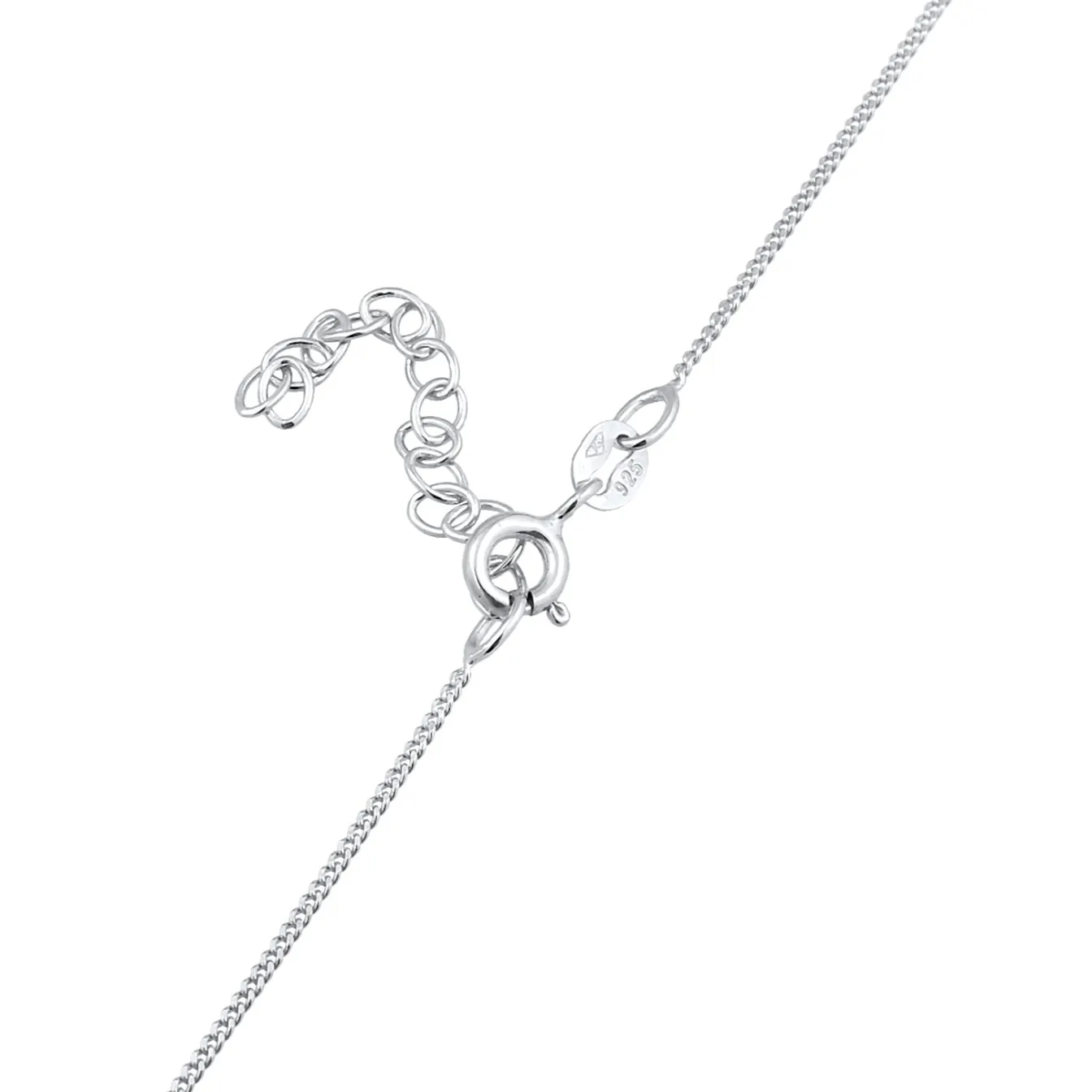 Elli "Choker-Halskette Plättchen< Halsketten|Silber