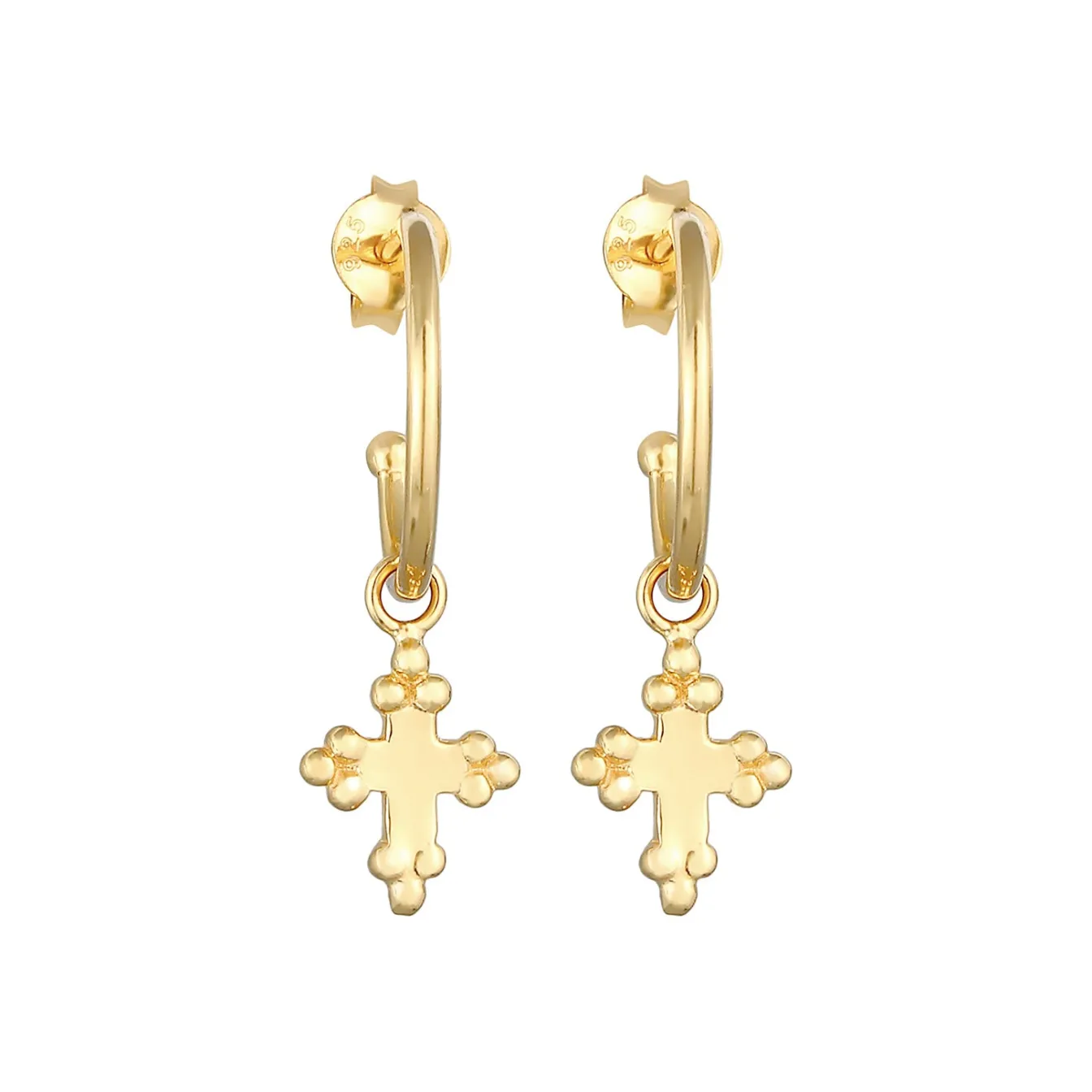 Elli "Creole< Vergoldet|Symbol-schmuck