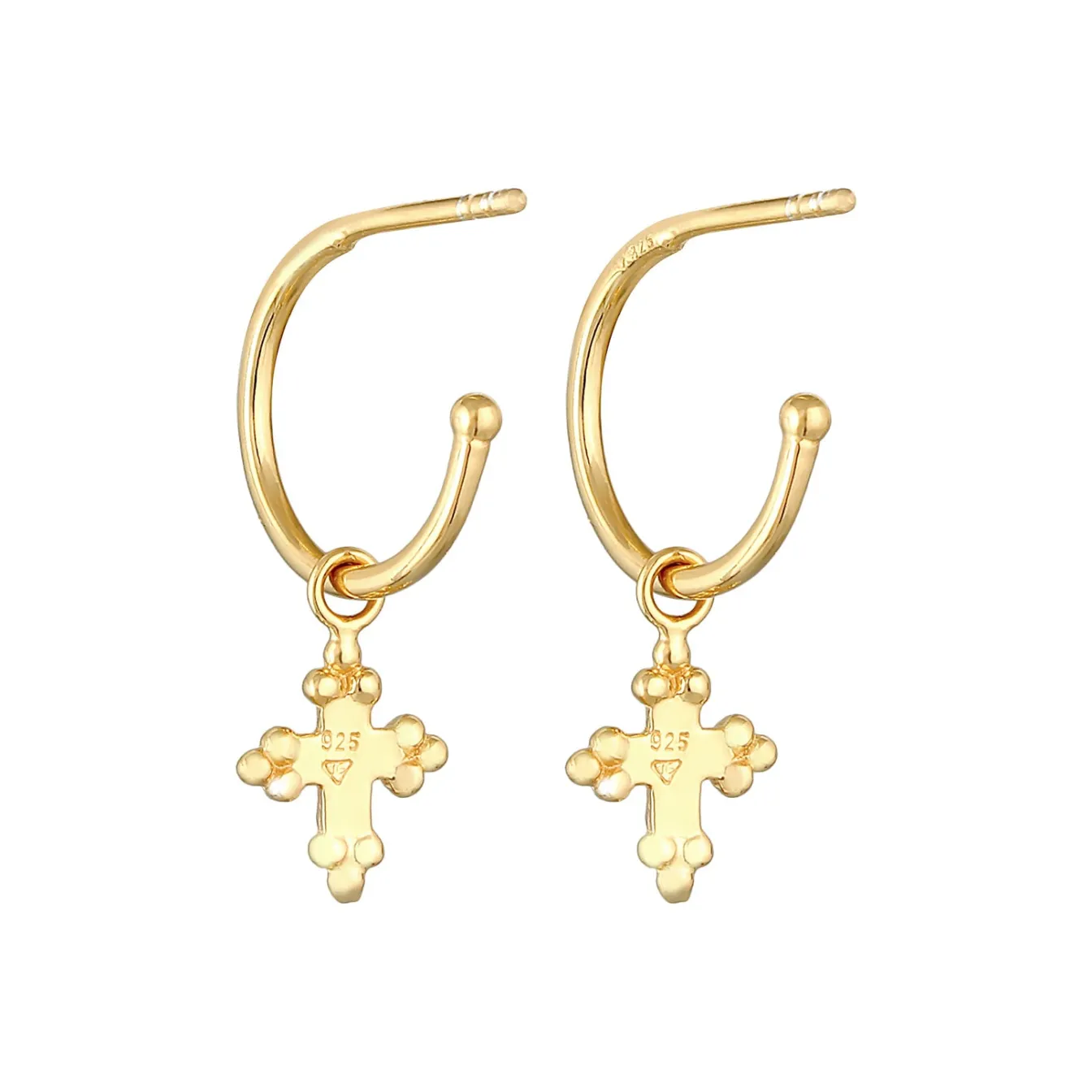 Elli "Creole< Vergoldet|Symbol-schmuck