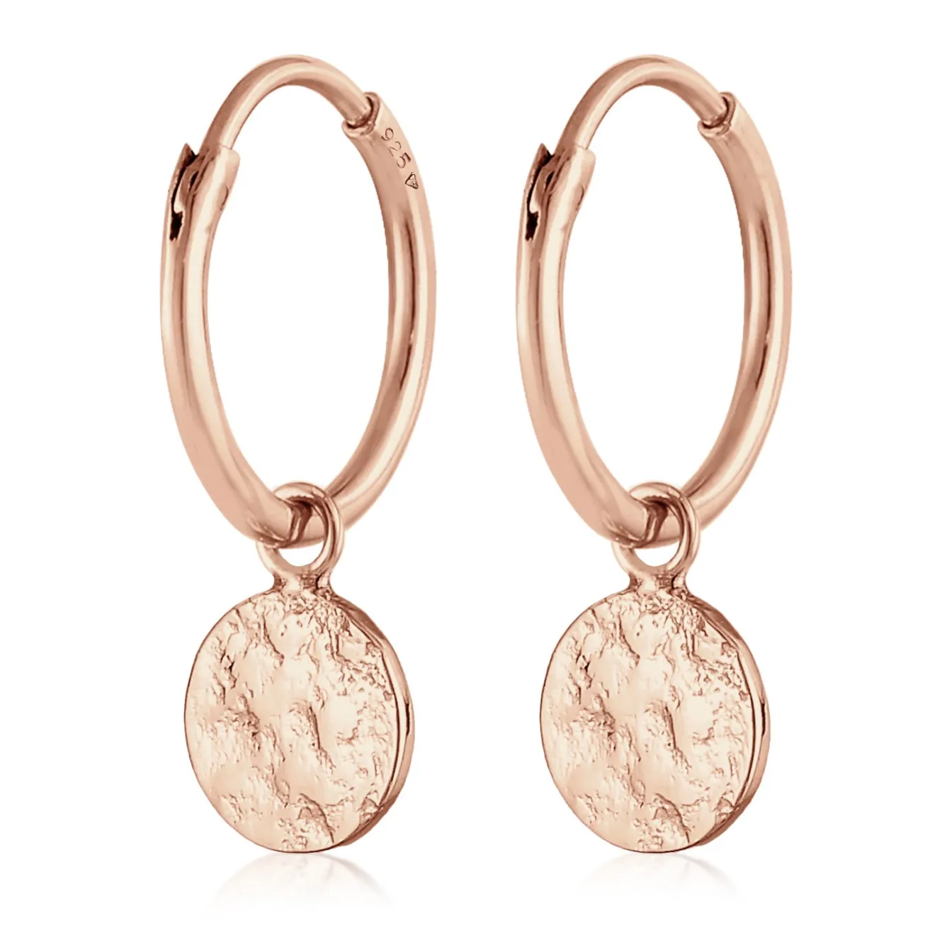 Elli "Creole< Roségold|Ohrringe