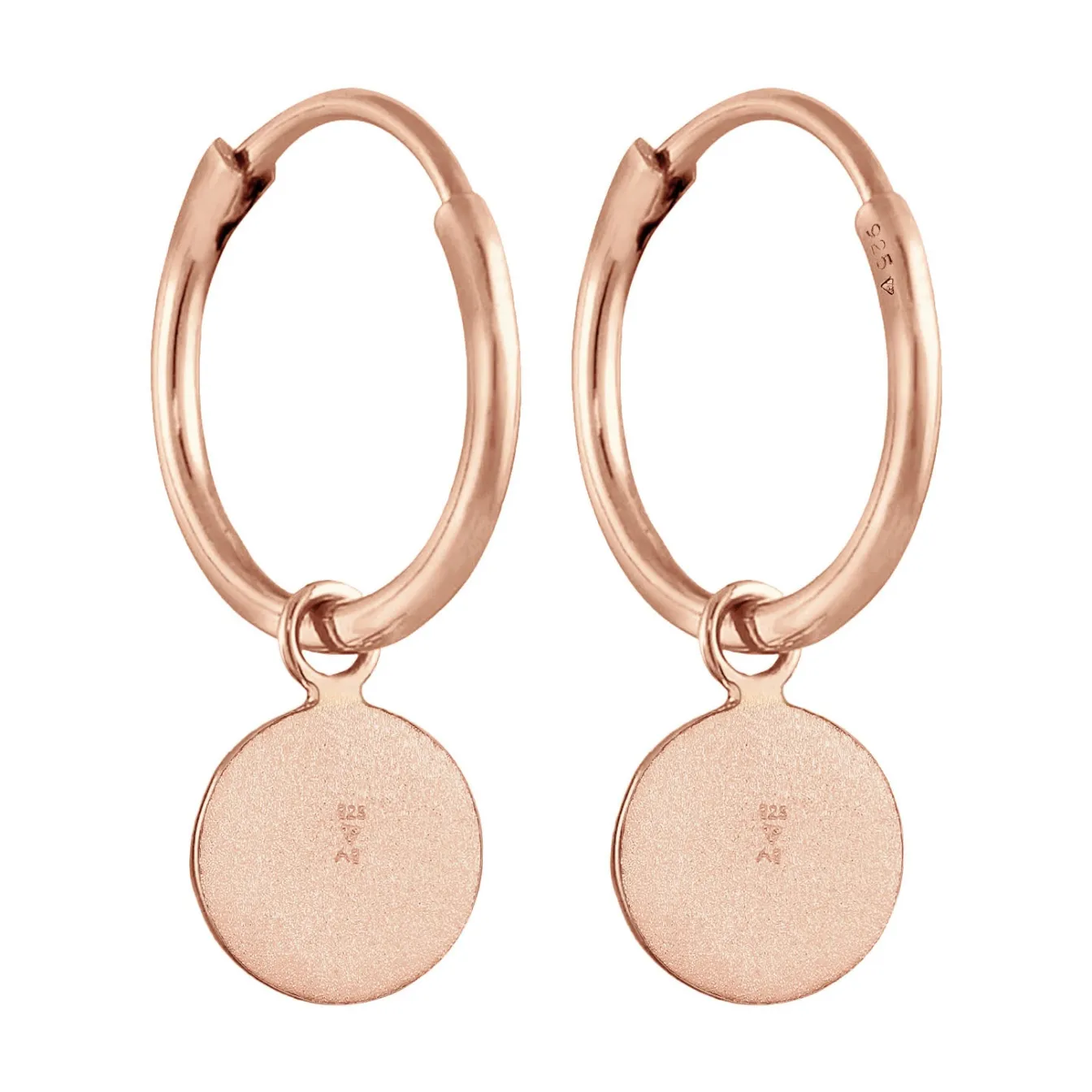 Elli "Creole< Roségold|Ohrringe