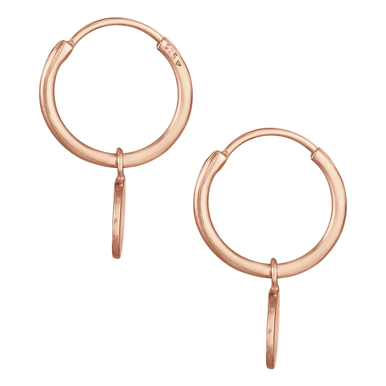 Elli "Creole< Roségold|Ohrringe