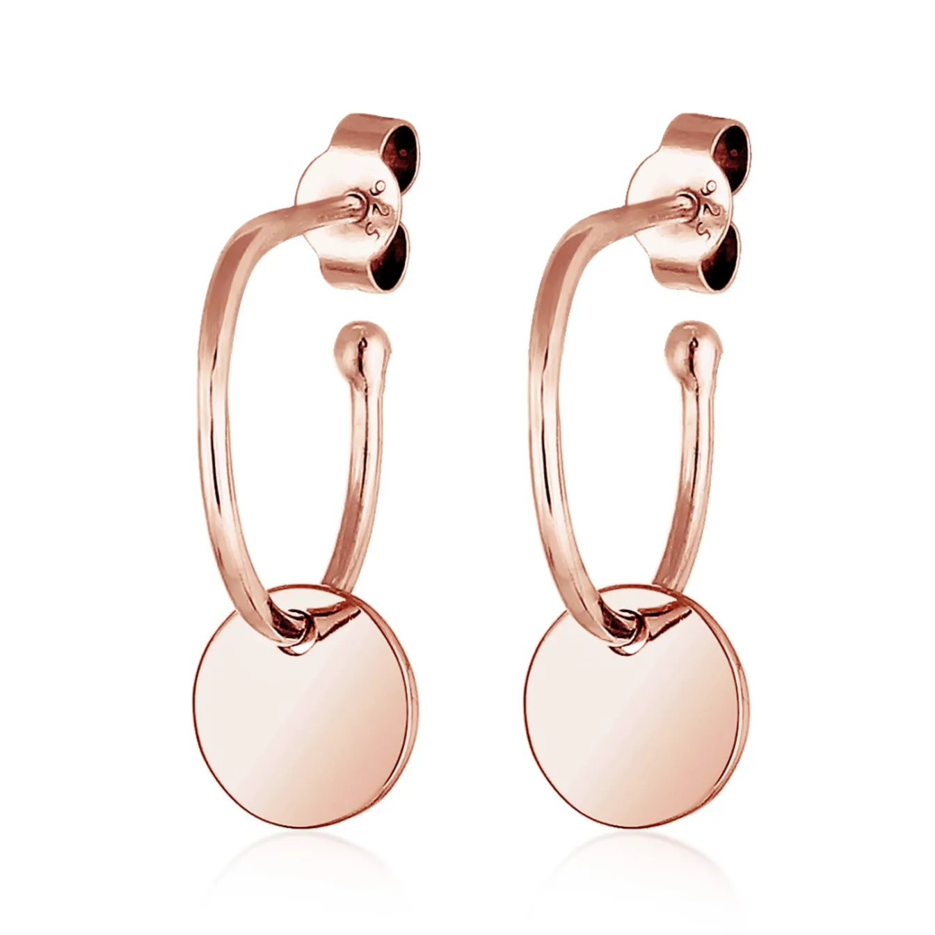 Elli "Creole< Roségold|Ohrringe