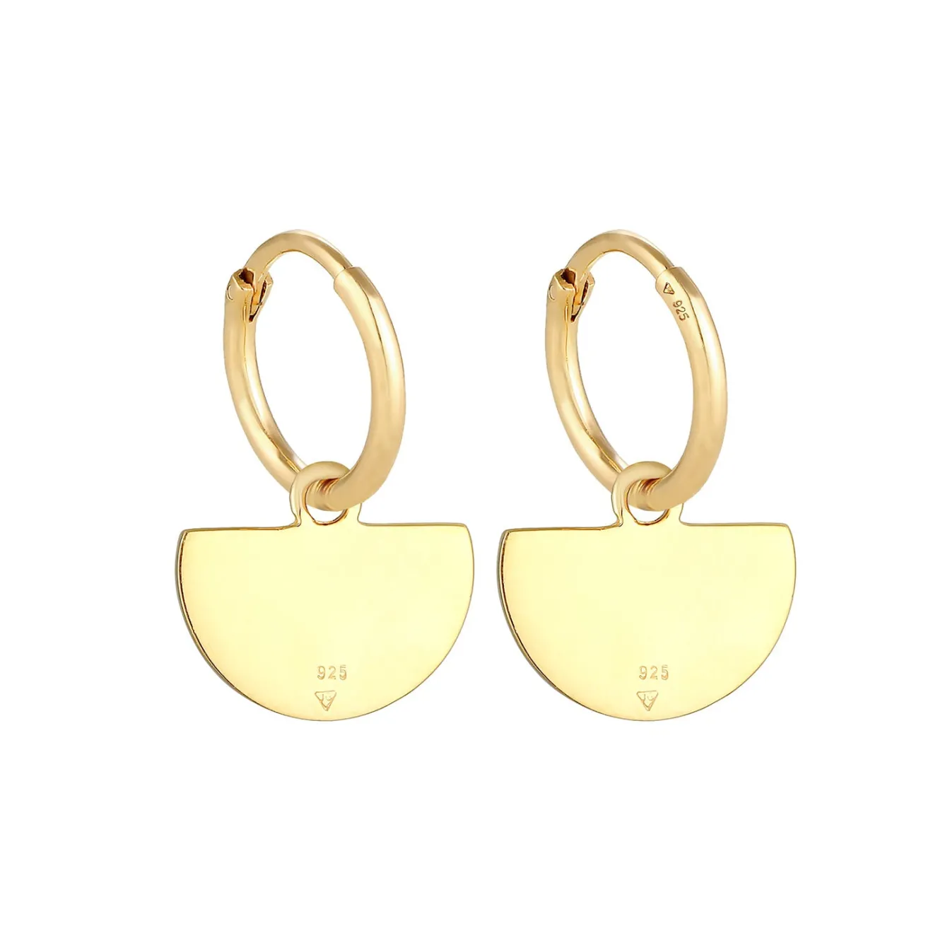 Elli "Creole | Mondstein ( Weiß )< Symbol-schmuck|Ohrringe