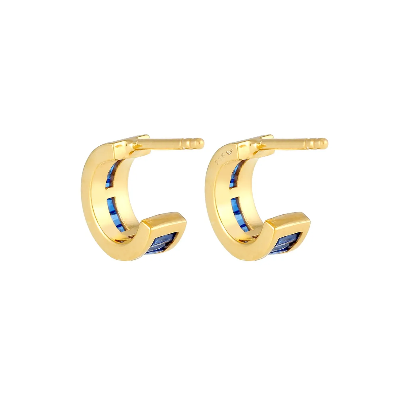 Elli "Creole | Saphir ( )< Ohrringe