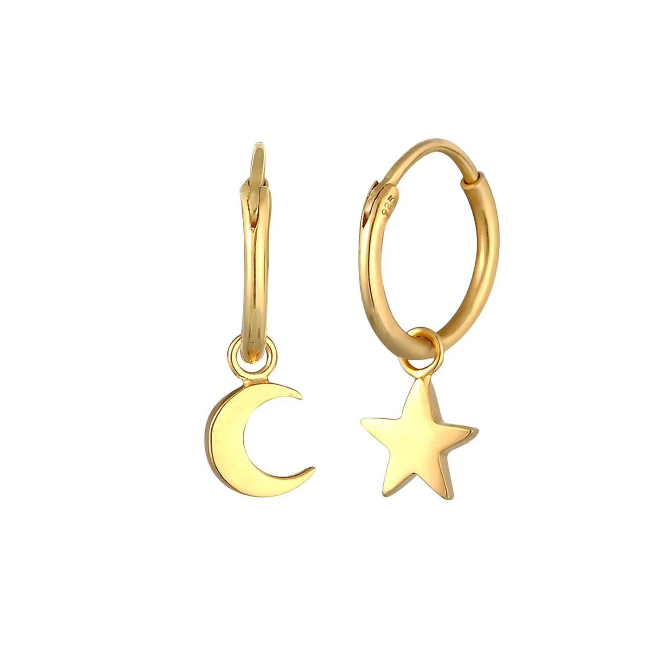 Elli "Creole Astro< Roségold|Symbol-schmuck