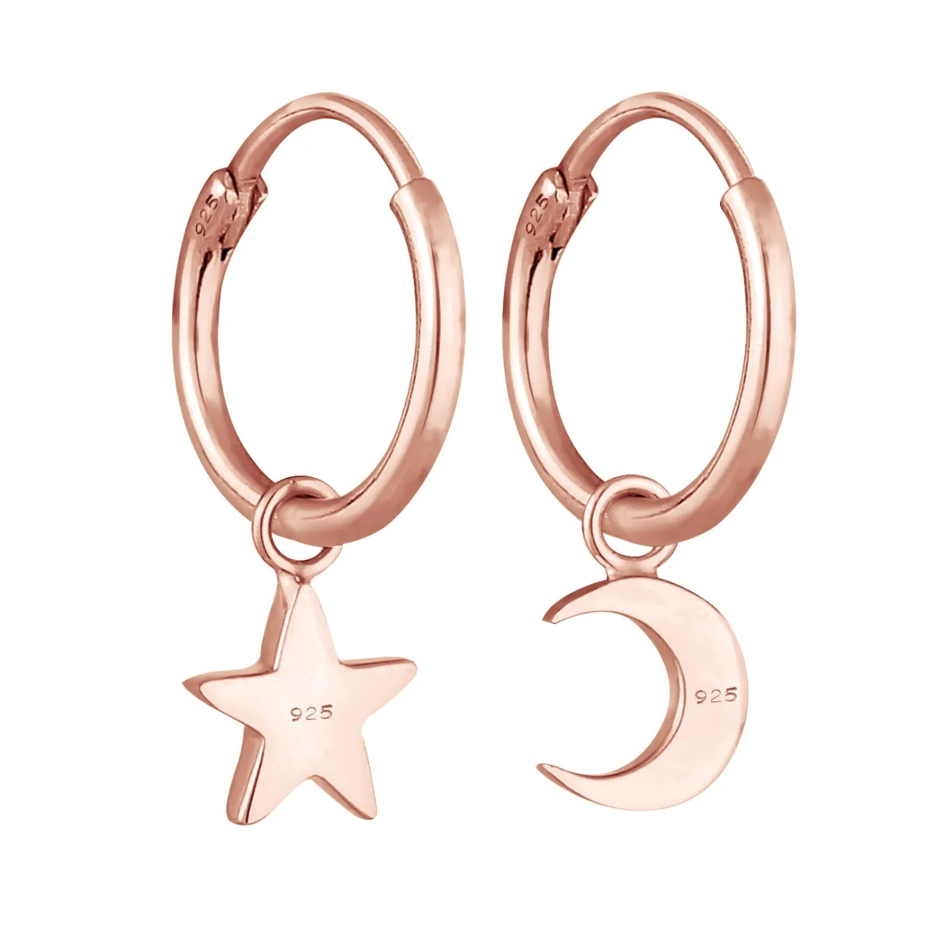 Elli "Creole Astro< Roségold|Symbol-schmuck