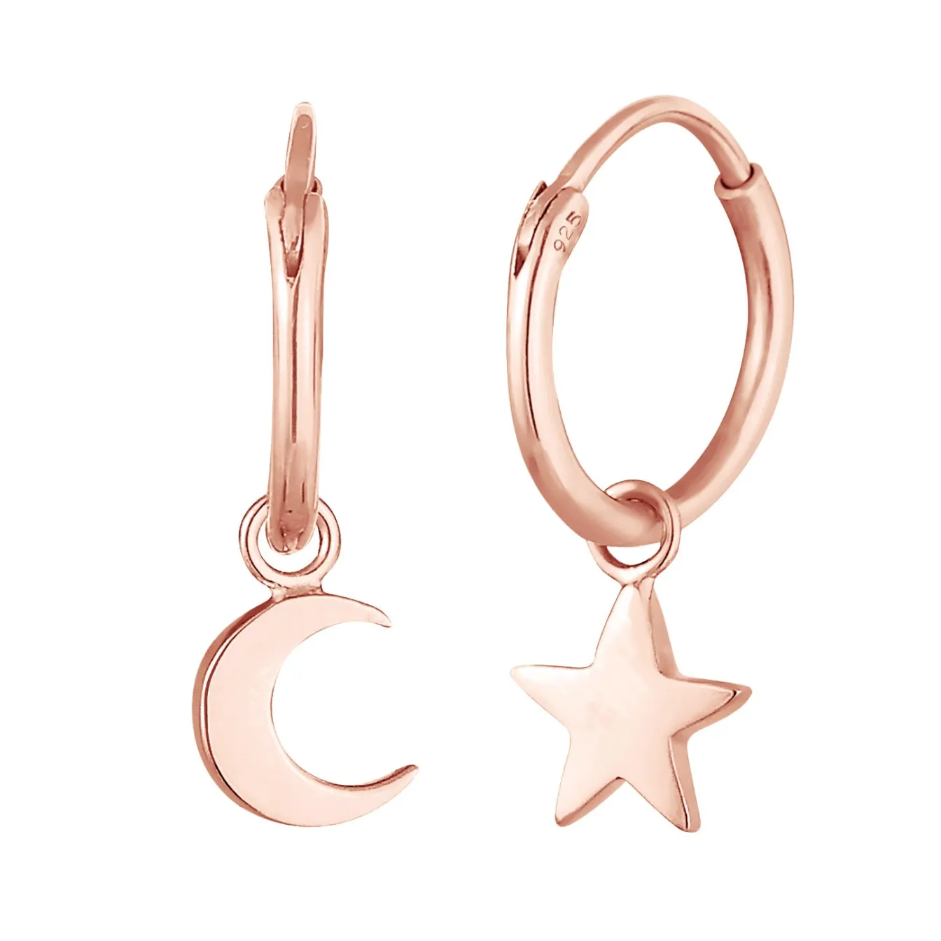 Elli "Creole Astro< Roségold|Symbol-schmuck