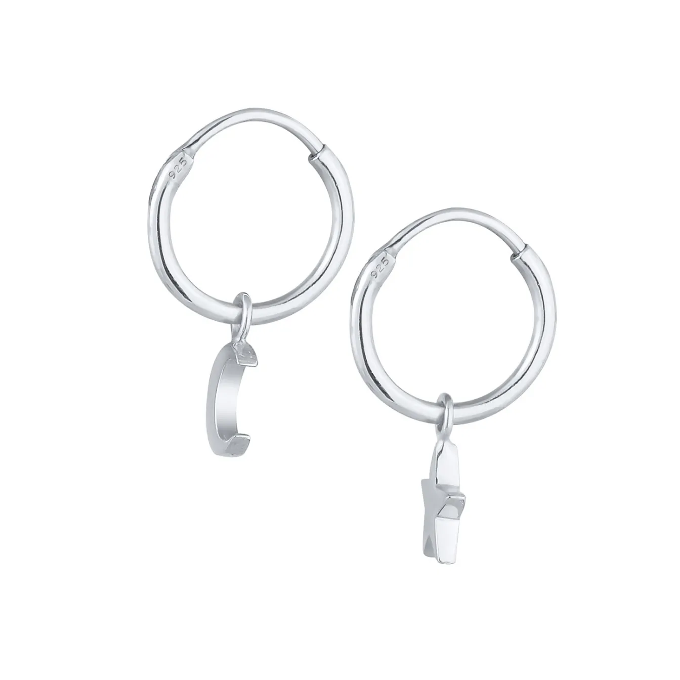 Elli "Creole Astro< Roségold|Symbol-schmuck