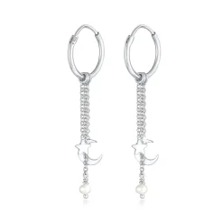 Elli "Creole Halbmond | Süßwasserperle< Symbol-schmuck|Perlen