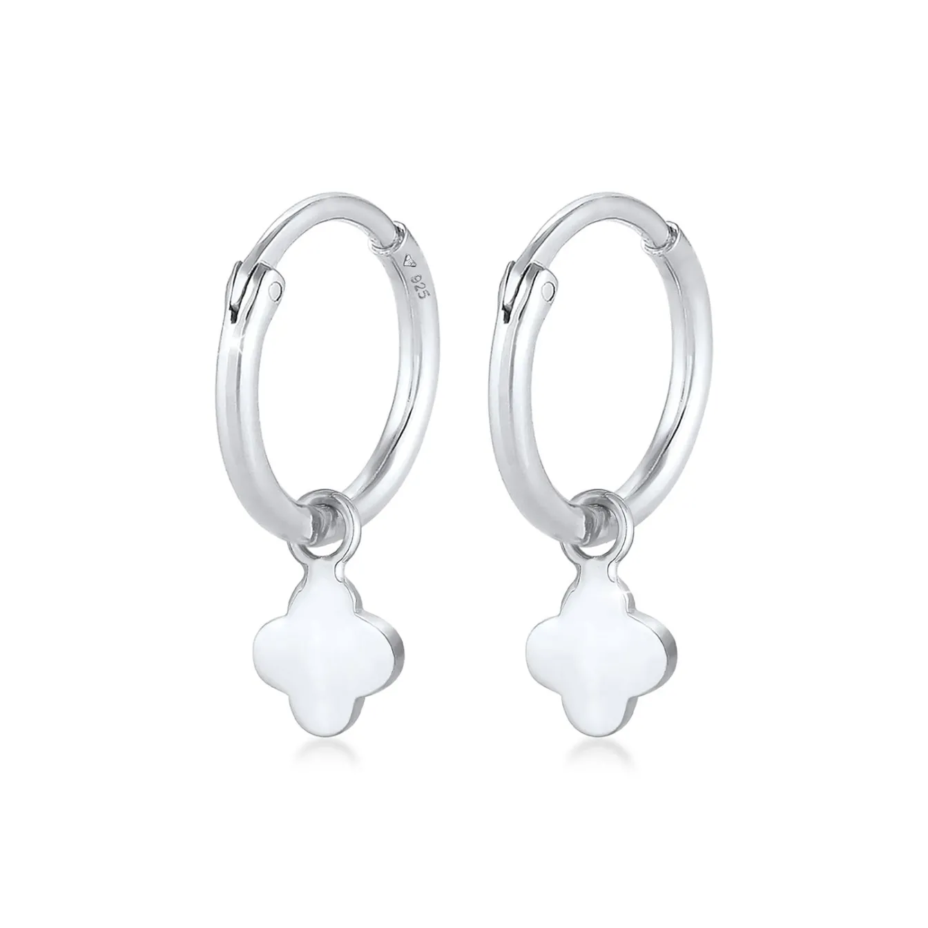 Elli "Creole Kleeblatt< Symbol-schmuck|Ohrringe