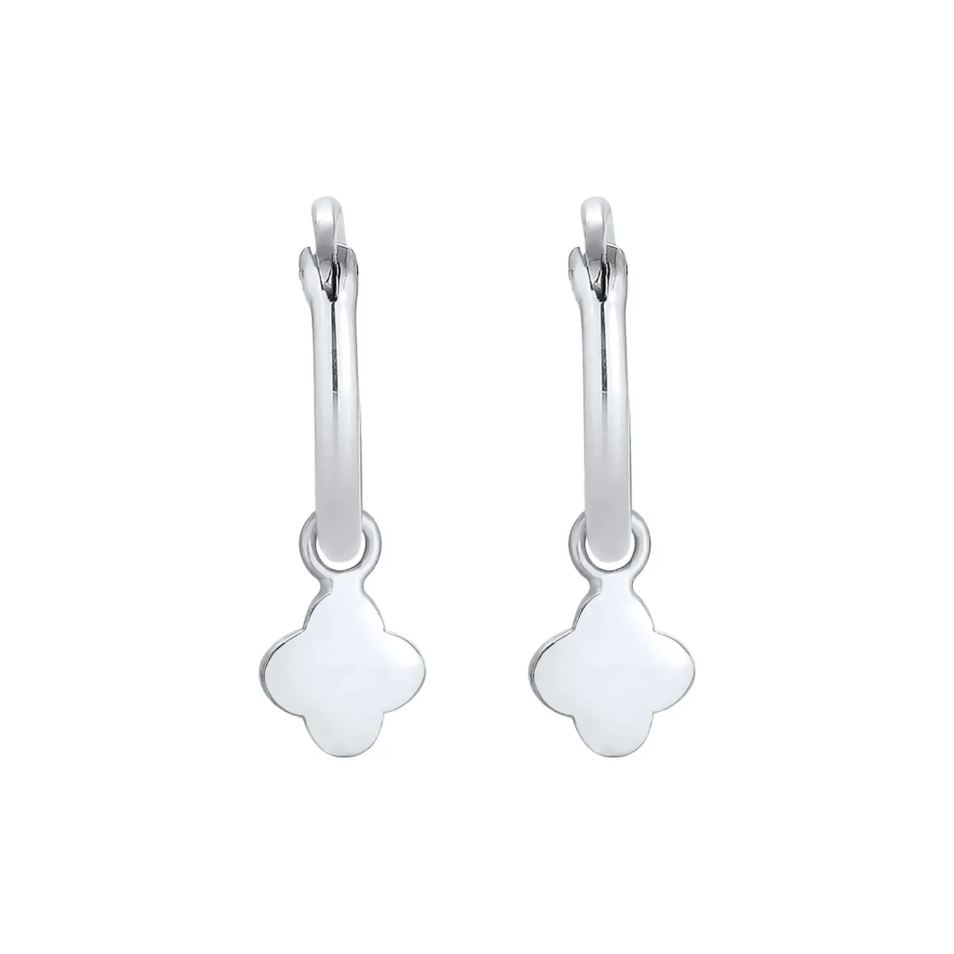 Elli "Creole Kleeblatt< Symbol-schmuck|Ohrringe