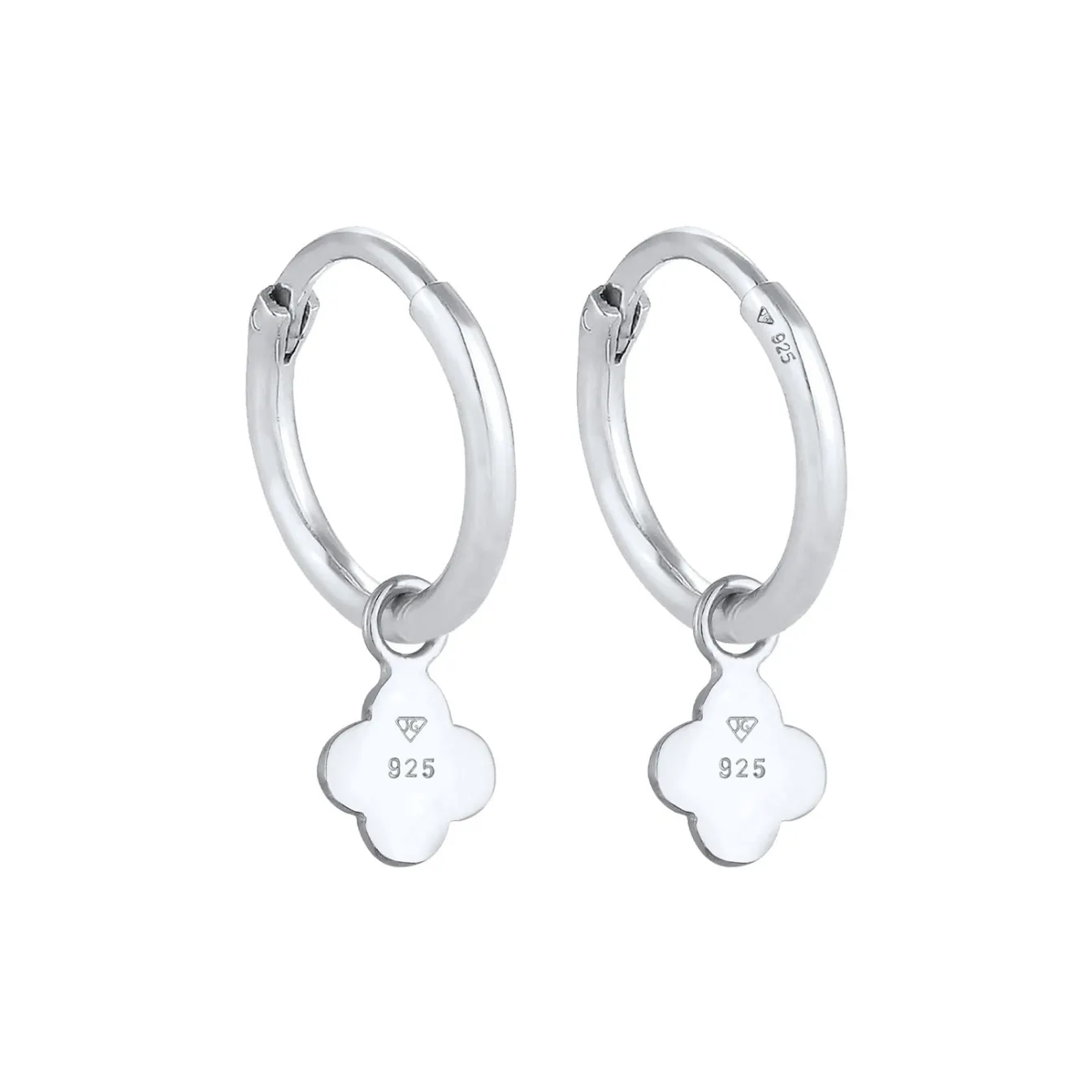 Elli "Creole Kleeblatt< Symbol-schmuck|Ohrringe