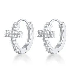 Elli "Creole Kreuz< Symbol-schmuck|Ohrringe