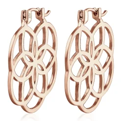 Elli "Creole Ornament< Roségold|Symbol-schmuck