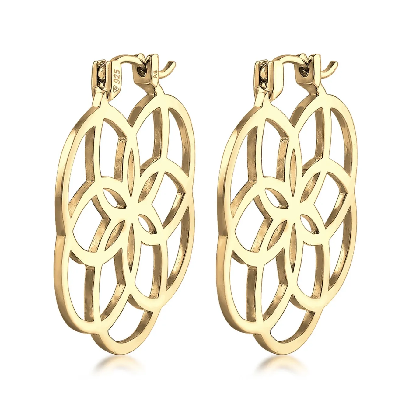 Elli "Creole Ornament< Roségold|Symbol-schmuck