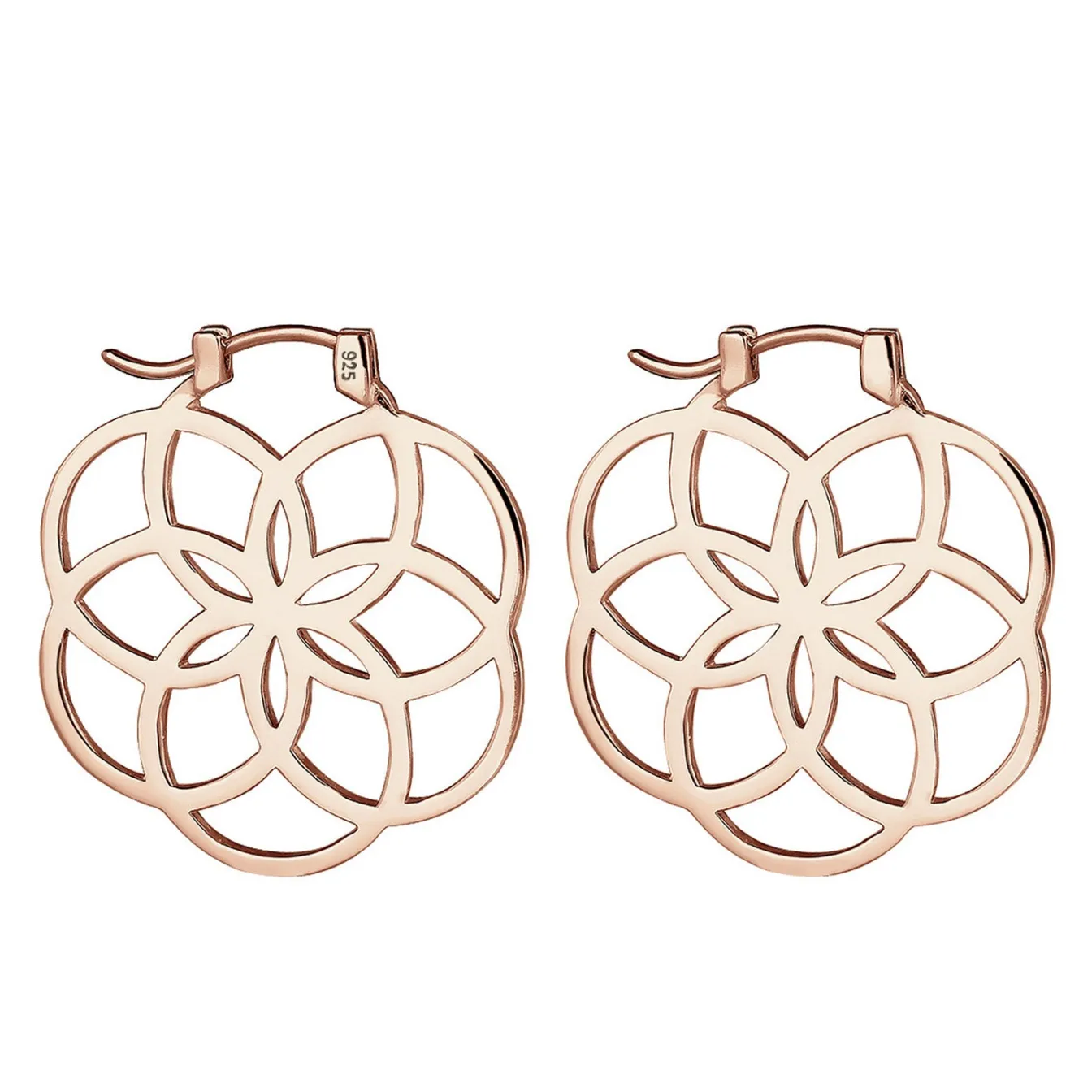 Elli "Creole Ornament< Roségold|Symbol-schmuck