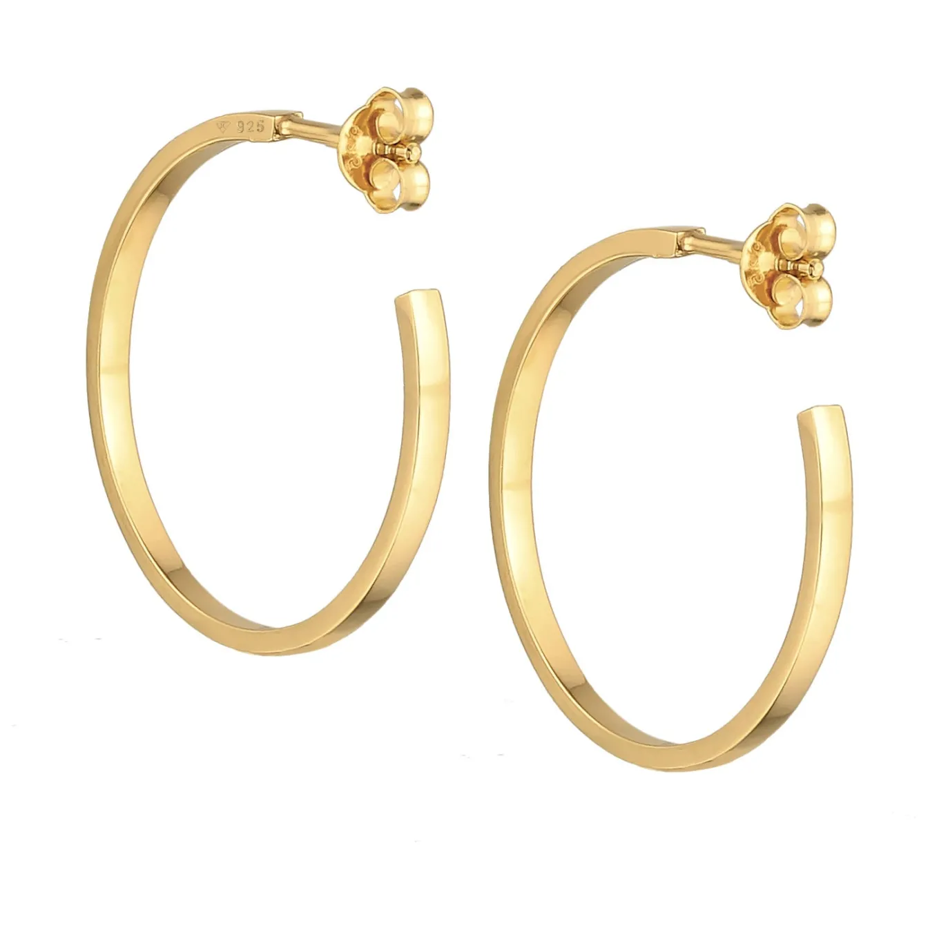 Elli "Creolen Basic< Ohrringe|Silber