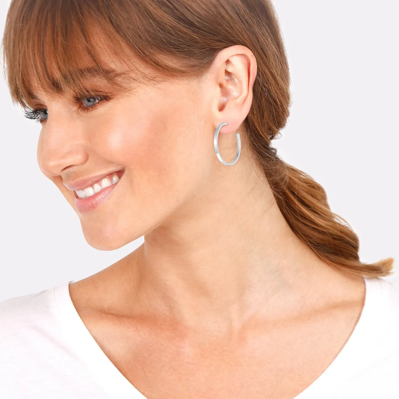 Elli "Creolen Basic< Ohrringe|Silber