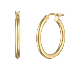 Elli "Creolen Basic< Ohrringe|Echtgold